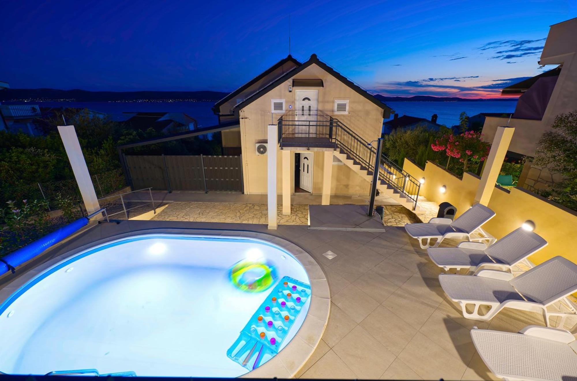 Villa More Sveti Petar Na Moru With Pool And Sea View Eksteriør billede